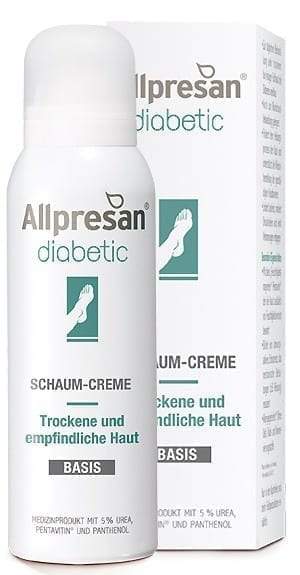 Allpresan diabetic Basis Schaum-Creme - 125ml-0