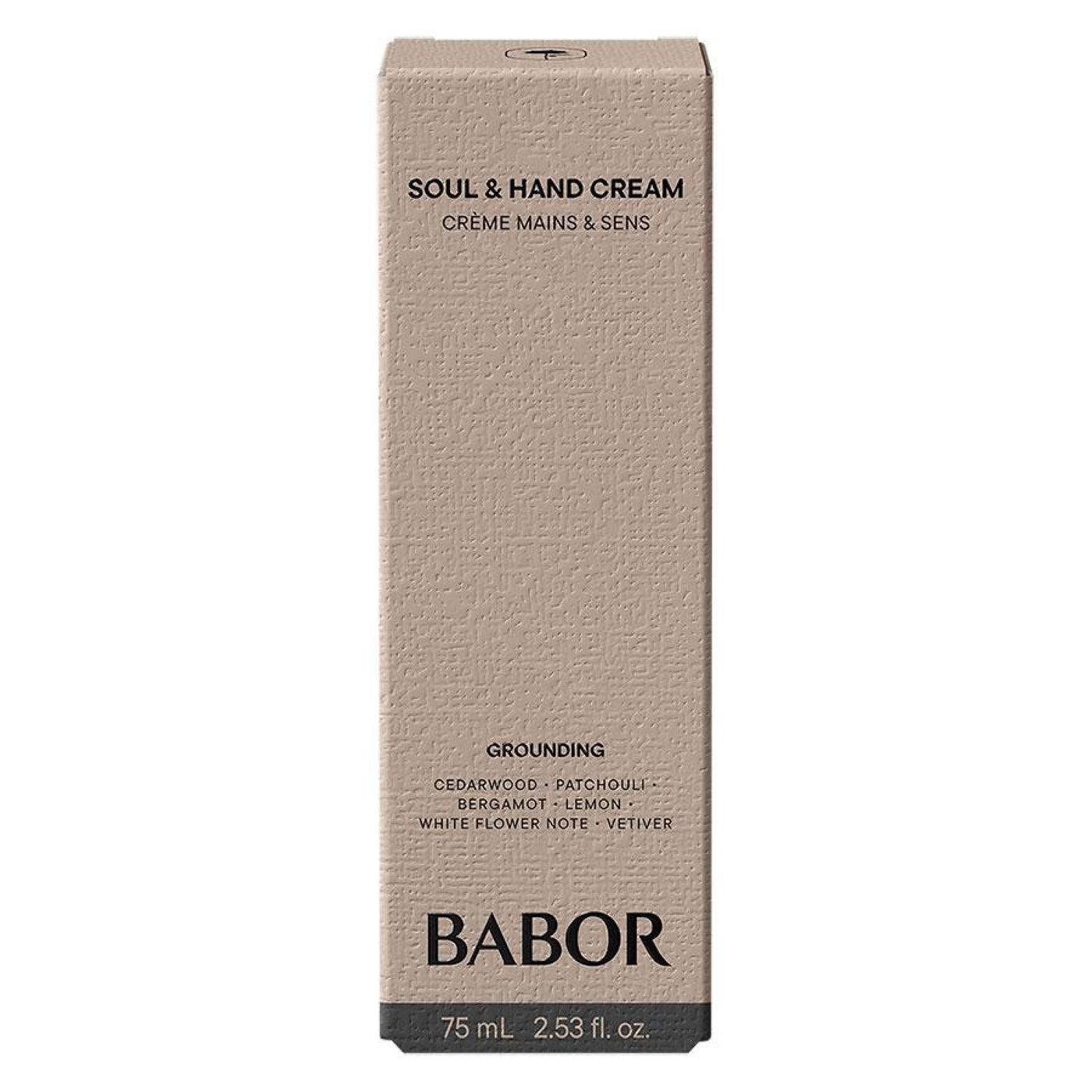 BABOR | GROUNDING | BODY | SOUL & BODY  | HAND CREAM