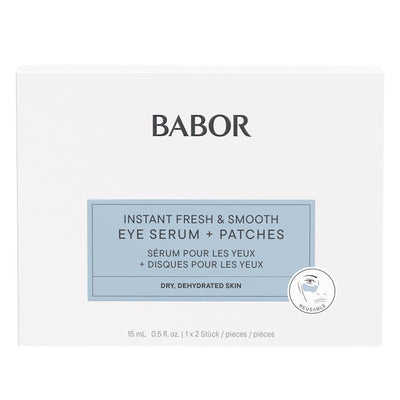 BABOR | INSTANT FRESH & SMOTH EYE SERUM + PATCHES