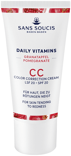 Sans Soucis | Daily Vitamins CC Color Correction Cream LSF 20 ANTI RÖTUNGEN | 30 ml