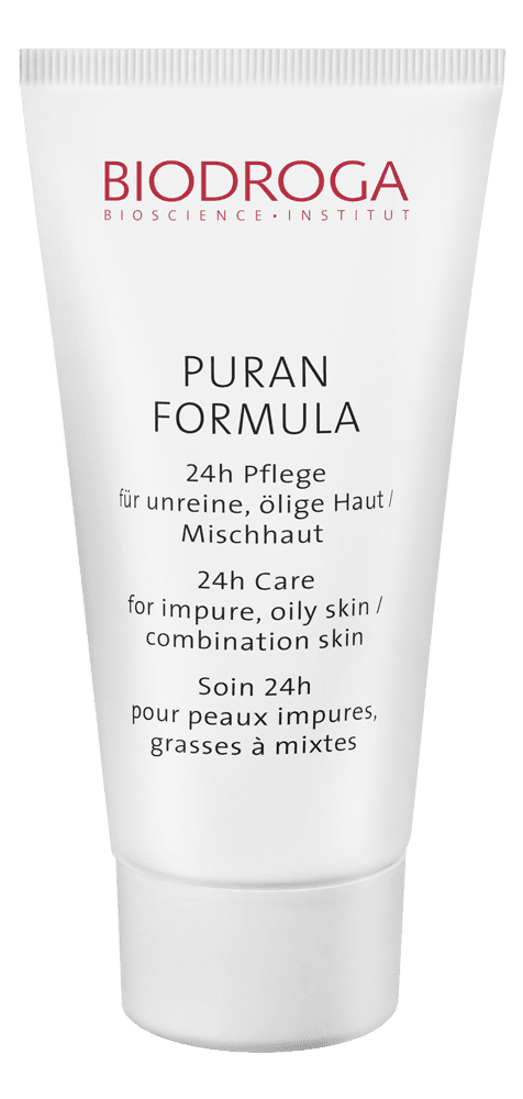 BIODROGA l Puran Formula l 24 Stunden Pflege für fettige Haut /Mischhaut l 40ml-0